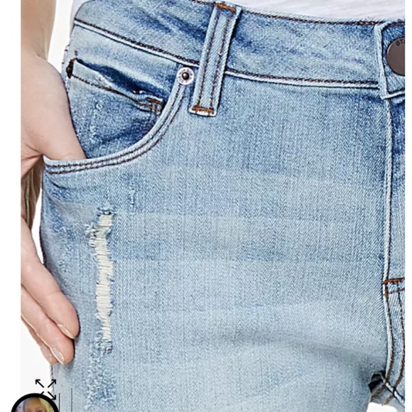 STS Blue Star Stud Taylor Tomboy Jeans Distressed Raw Hem - Boyfriend Fit - Picture 5 of 14